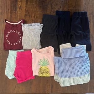 Bundle of Little Girl Clothes - sizes vary from 5/6 kid size to 10/12 kid size